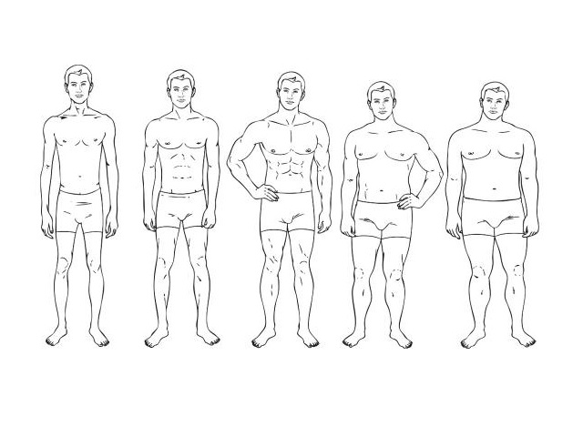 típos físicos masculinos